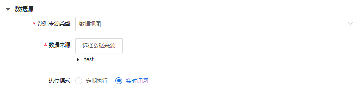 含执行模式的数据源配置